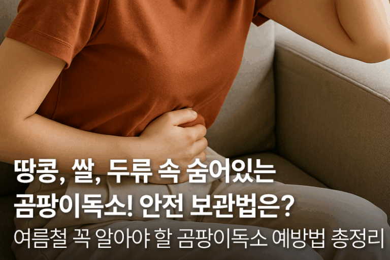 땅콩, 쌀, 두류 속 숨어있는 곰팡이독소! 안전 보관법은?