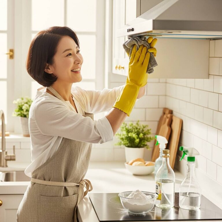 주방 기름때 제거를 위한 베이킹소다와 식초 배합 비율 및 활용 노하우