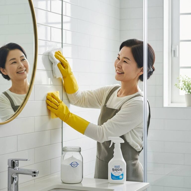베이킹소다와 구연산을 활용한 욕실 곰팡이 제거 및 친환경 청소 방법