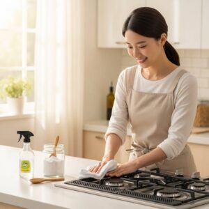베이킹소다와 구연산을 활용한 친환경 주방 기름때 제거 방법: 완벽 가이드