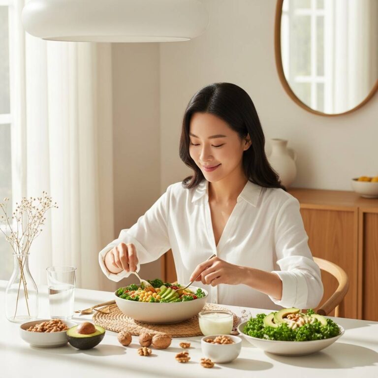 혈당 스파이크 방지를 위한 저속 노화 식단 구성법: 젊음을 지키는 식사 가이드