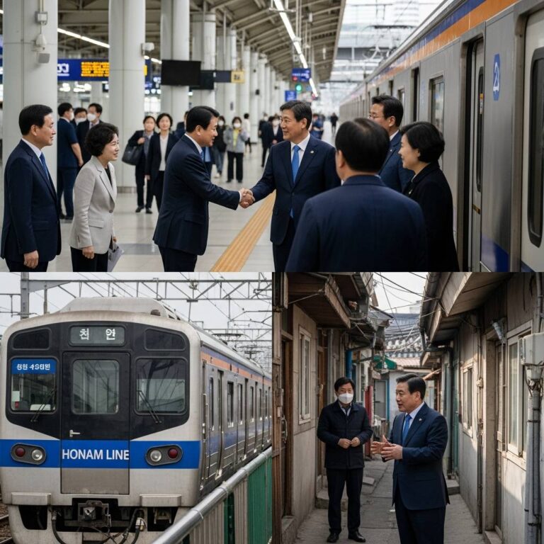 정치적 행보의 심층 분석: ‘호남선’ 용산역 찾은 정청래·조국, 서울역 대신 ‘쪽방촌’ 찾은 장동혁의 전략적 선택
