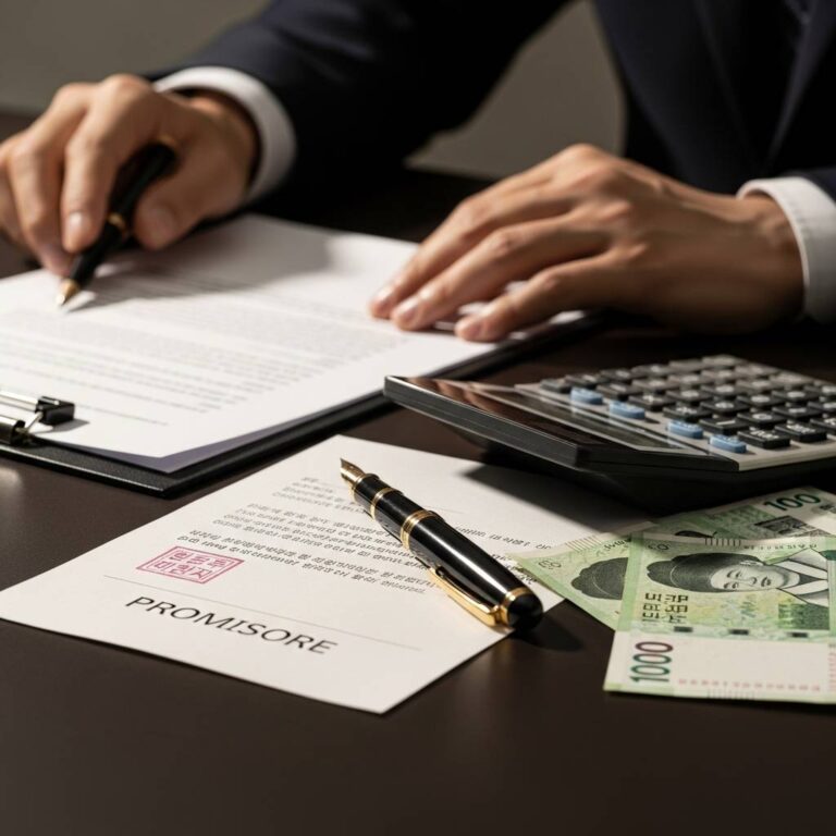 가족 간 금전 거래 차용증 작성 방법 및 법정 적정 이자율 기준 완벽 가이드