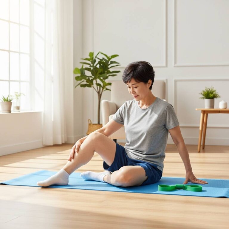 무릎 인공관절 수술 후 집에서 하기 좋은 단계별 재활 운동 방법 가이드