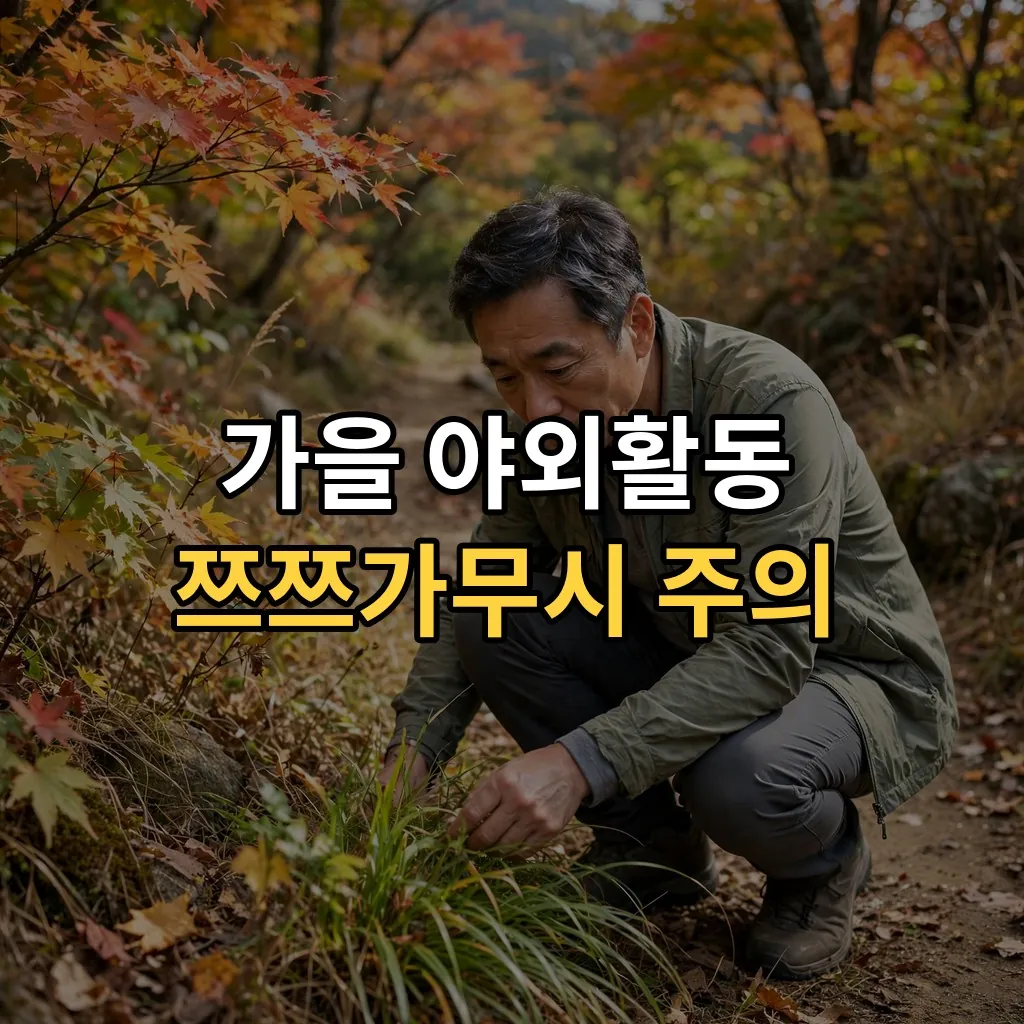 가을철 쯔쯔가무시증 증상과 예방 안내 이미지
